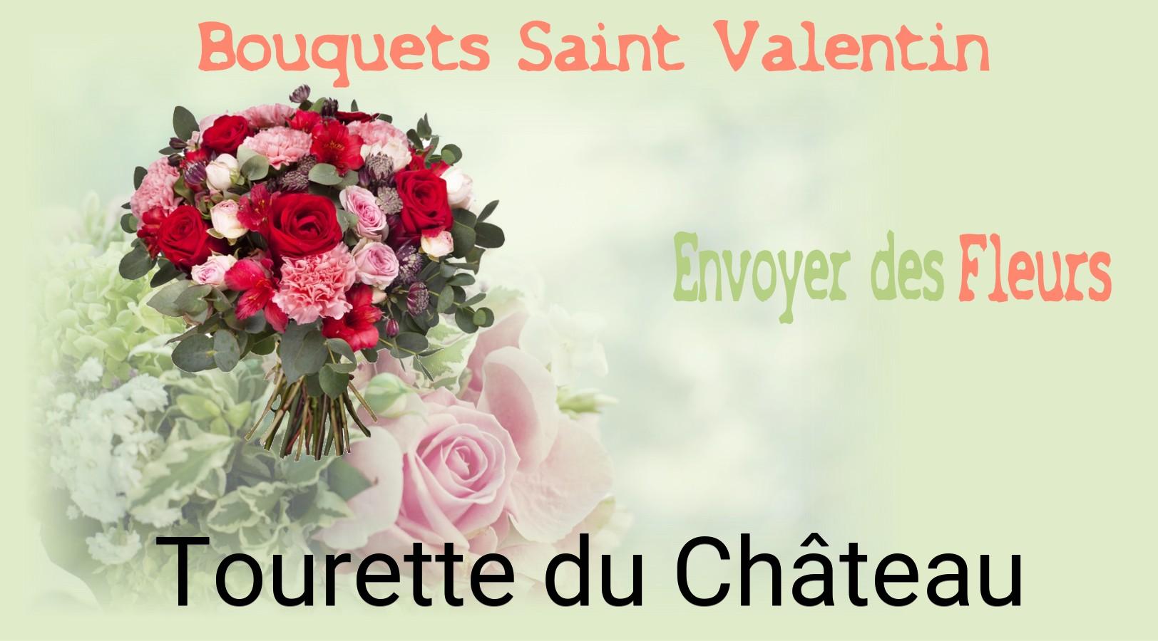 Roses de Saint-Valentin livrées à Tourette-du-Château